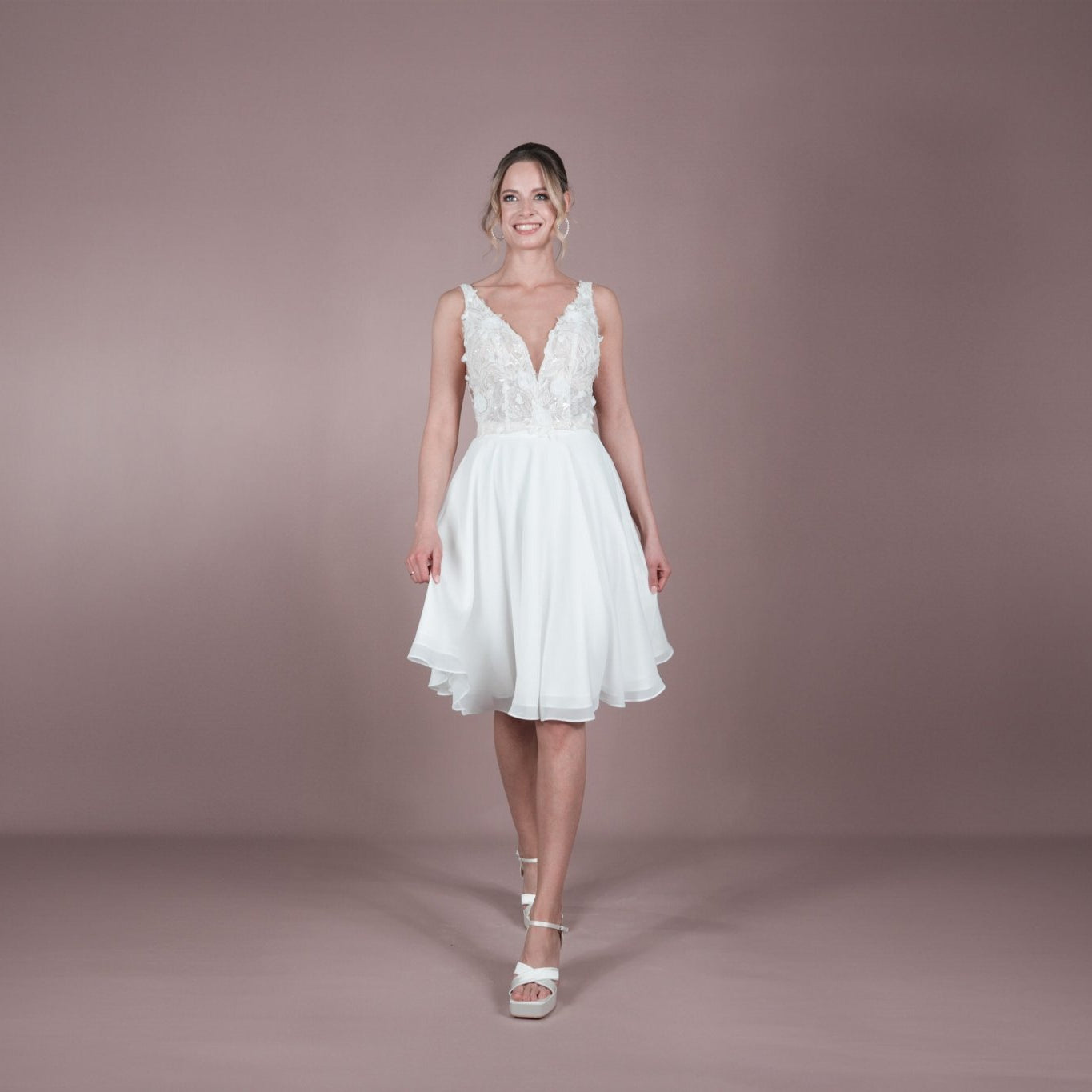 2-Teiler Brautmode - Ideal fürs Standesamt - Bridonista