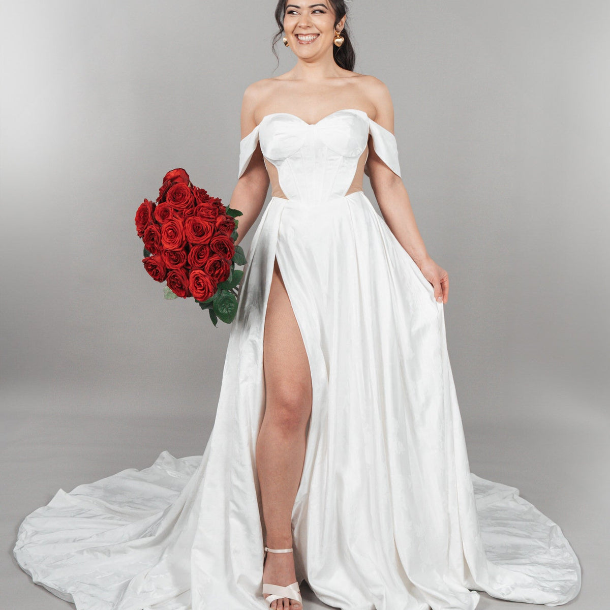 BC25-A01 Brocade Wedding Dress